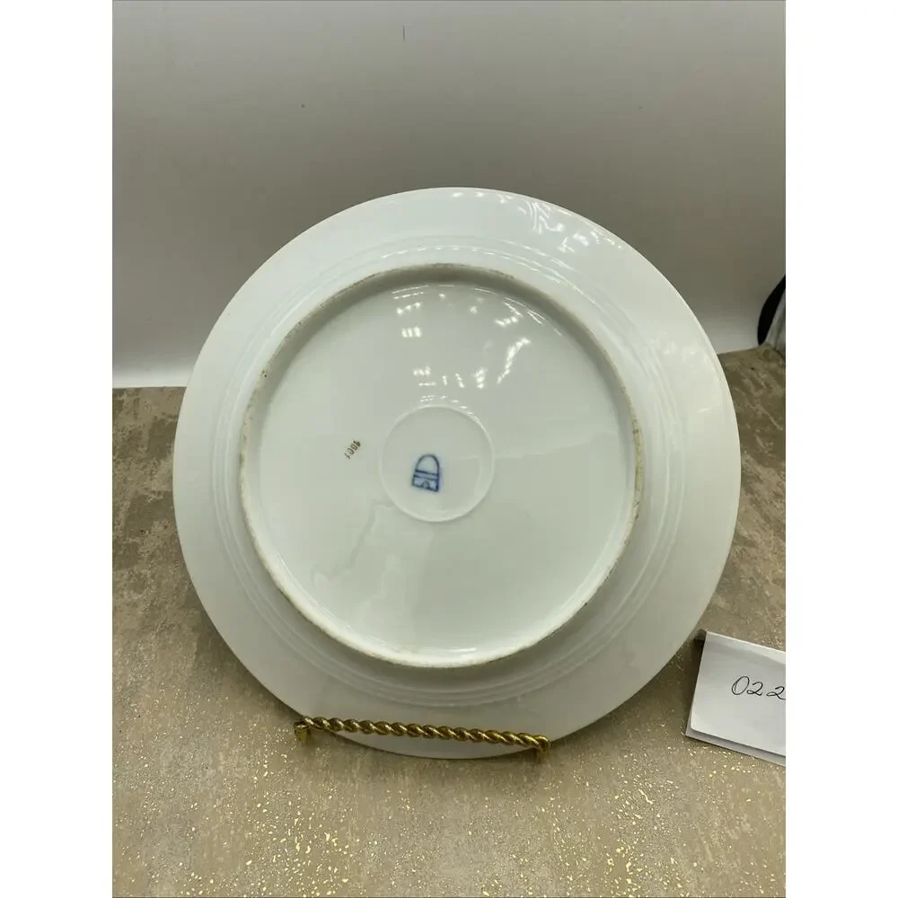 Antique Royal Vienna Beehive Z.S.&Co Bavaria Praying on Farm Decorative Plate